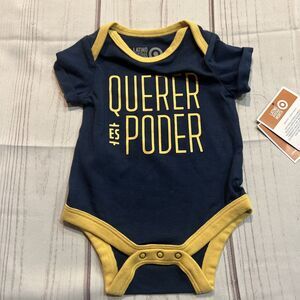 Baby Latino Heritage Spanish Bodysuit T- Shirt SIZE 0-3 MONTHS NWT